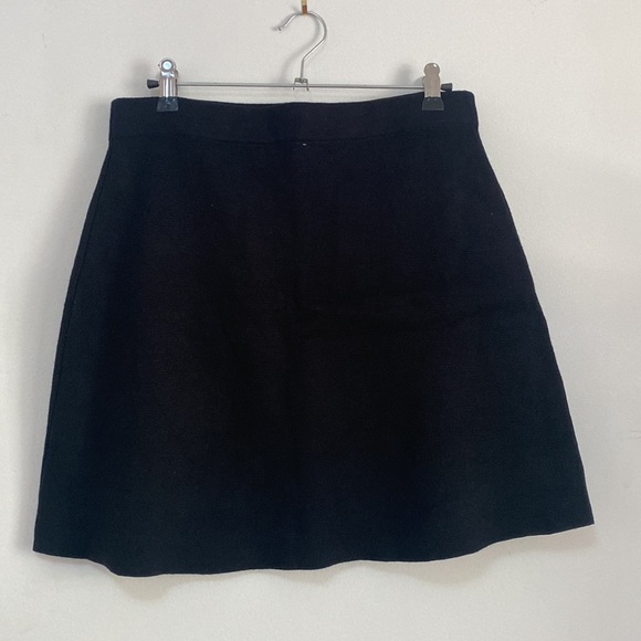 Zara - Black Knit Skirt - Size Medium - Picture 2 of 7